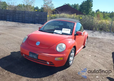 2003 Volkswagen New Beetle Gls z USA, uszkodzony, nr VIN 3VWCK21Y33M326560